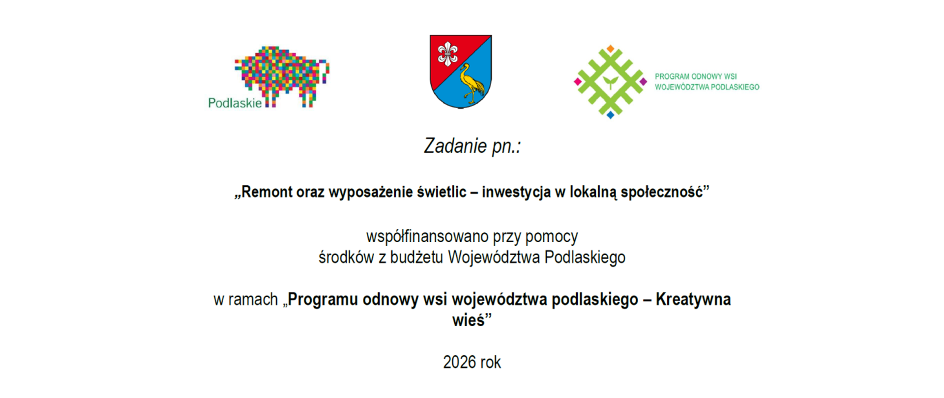 Remont oraz wyposażenie świetlic – inwestycja w lokalną społeczność