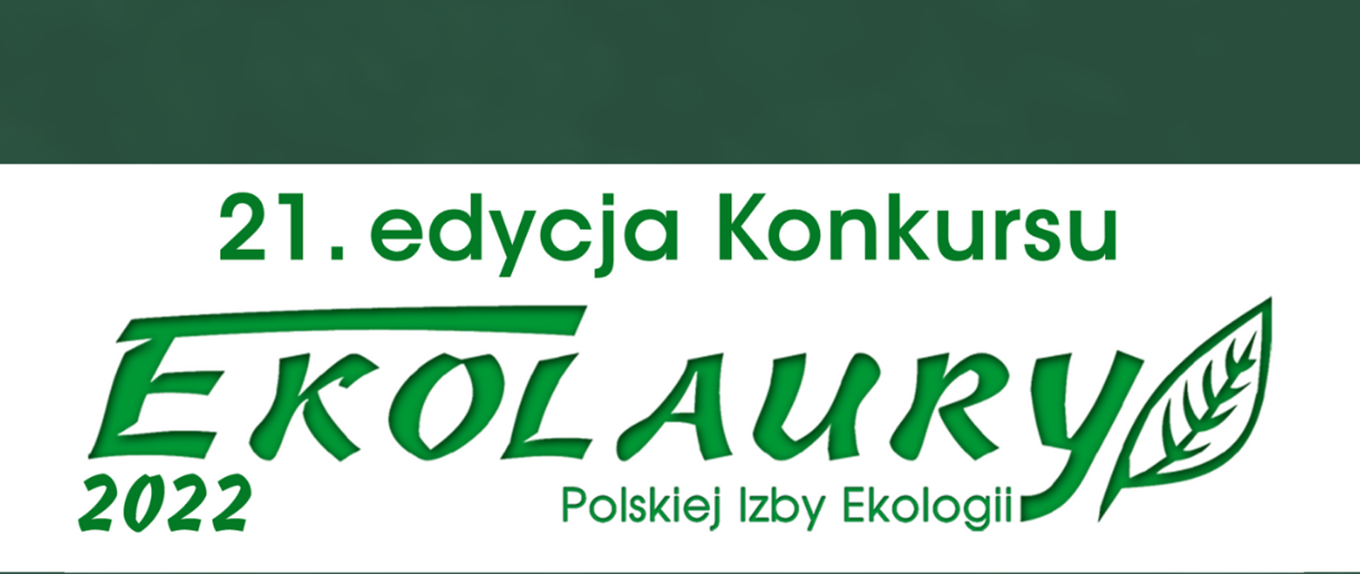 Plakat informacyjny konkursu