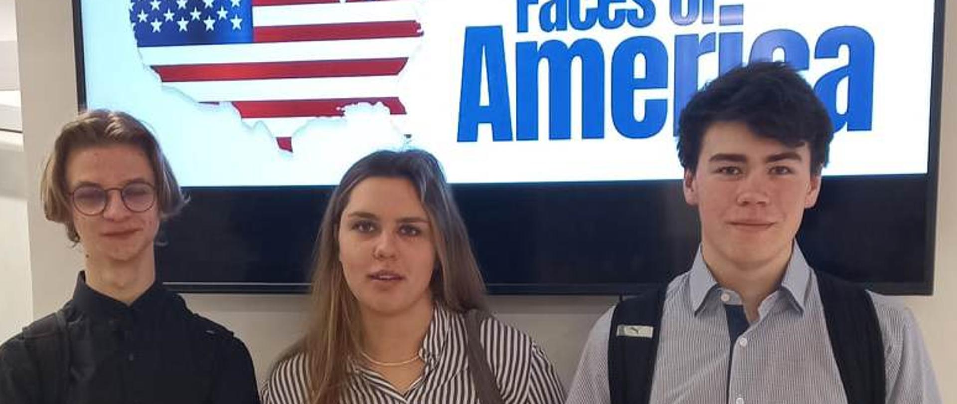 Konkurs Językowy „Faces of America” z uczniami Staszica