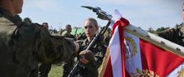 Przysięga wojskowa żołnierzy 5MBOT