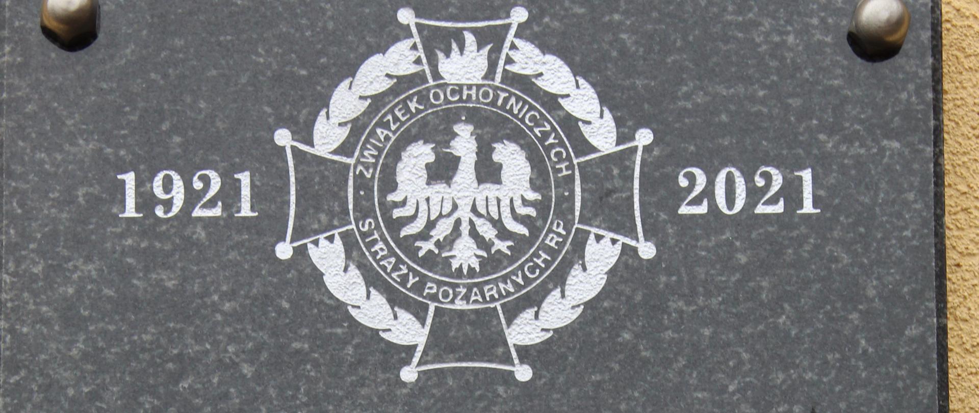 UROCZYSTOŚĆ ODSŁONIĘCIA TABLICY PAMIĄTKOWEJ 100-LECIA ISTNIENIA OSP SKRZESZEW 26.11.2021r.
