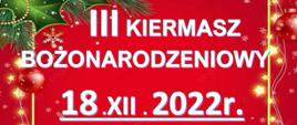 III Kiermasz Bożonarodzeniowy