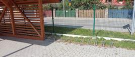 Stojak na rowery w Miasteczku Ruchu Rowerowego