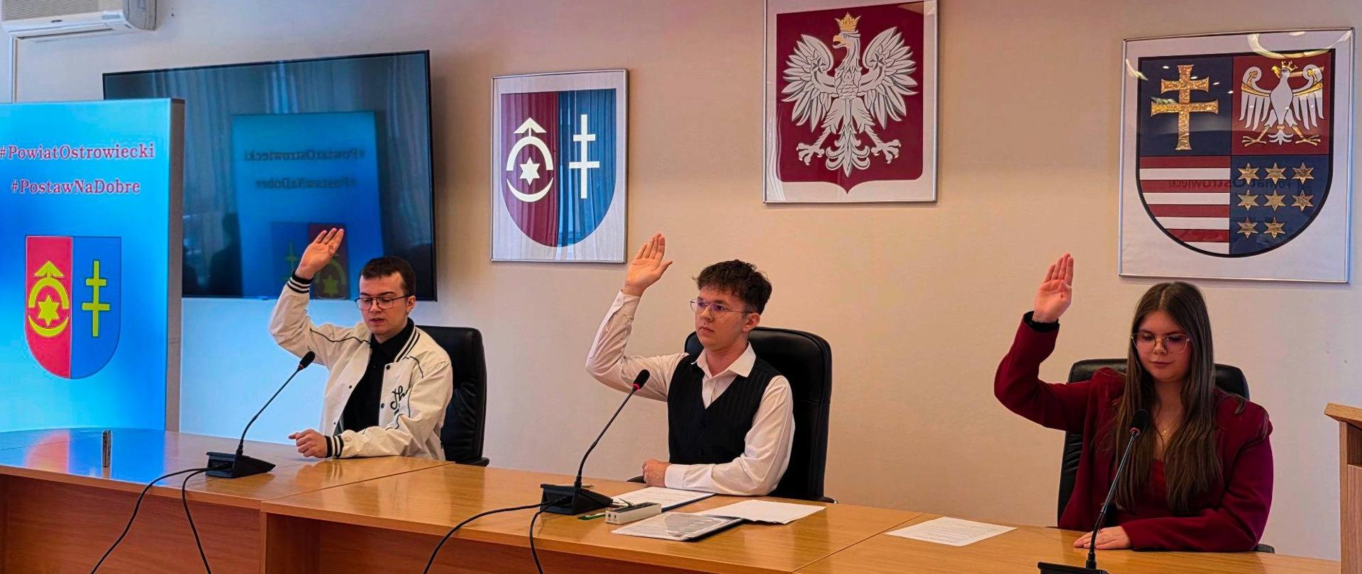 sesja Młodzieżowej Rady Powiatu Ostrowieckiego