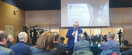 Podczas spotkania z mieszkańcami omówienia projektów drogowych realizowanych na terenie Miasta i Gminy Chorzele
