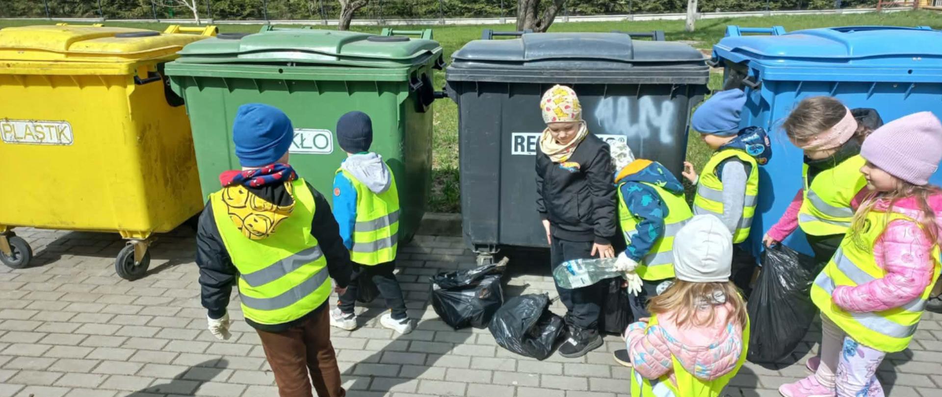 Dzień Ziemi w grupie „Pracowite Pszczółki” przy Szkole Podstawowej im. Jana Pawła II w Żarnowie
