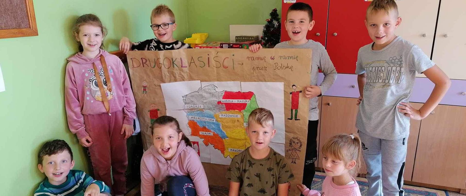 2 edycja projektu pt. "Drugoklasiści - ramię w ramię przez Polskę" - Szkoła Podstawowa im. Jana Pawła II w Żarnowie