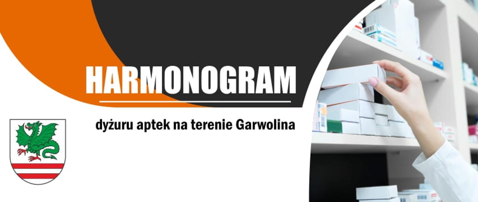 Harmonogram dyżuru aptek na terenie Garwolina - informacja