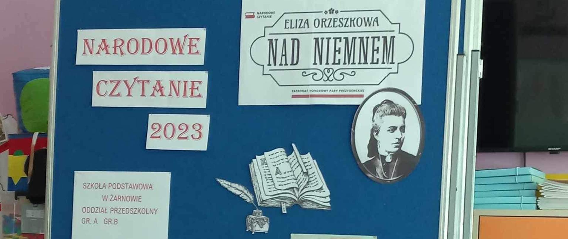 Narodowe Czytanie "Nad Niemnem" w przedszkolu