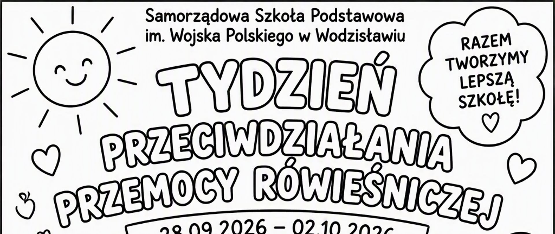 TYDZIEŃ PRZECIWDZIAŁANIA PRZEMOCY RÓWIEŚNICZEJ 2026