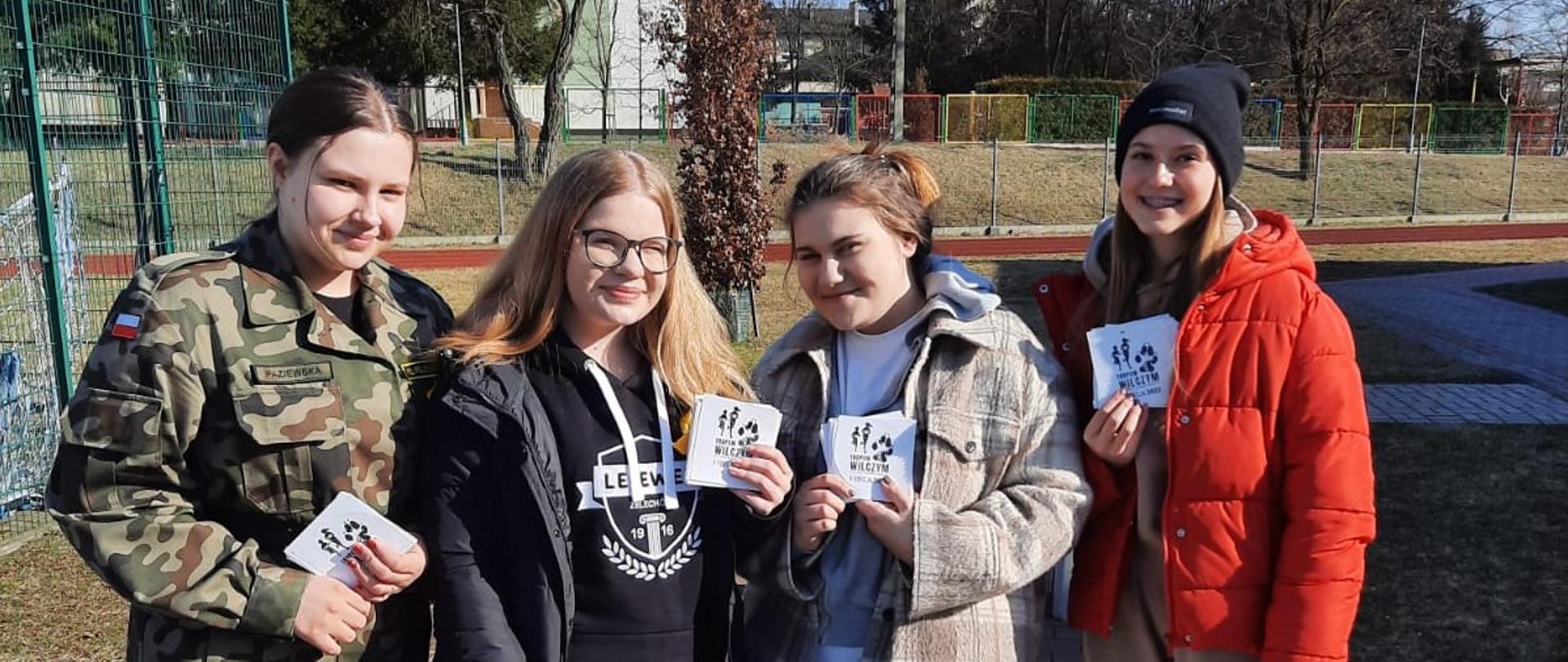 Bieg Tropem Wilczym w LO im. Joachima Lelewela w Żelechowie 