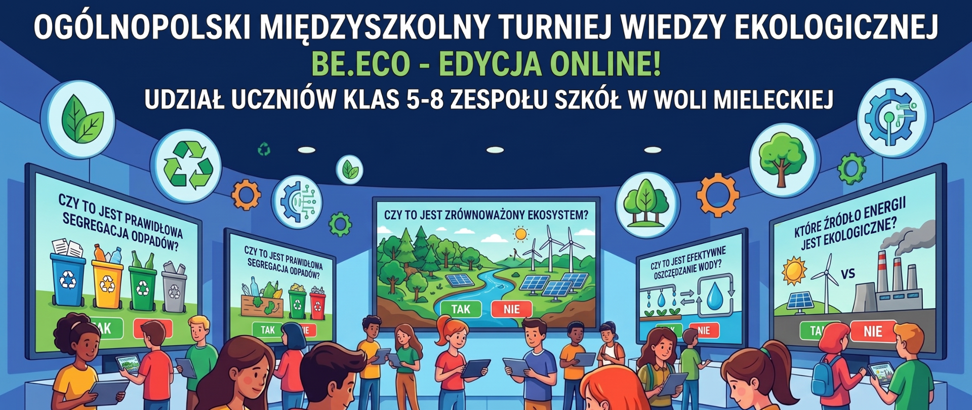 Konkurs Be.Eco - plakat