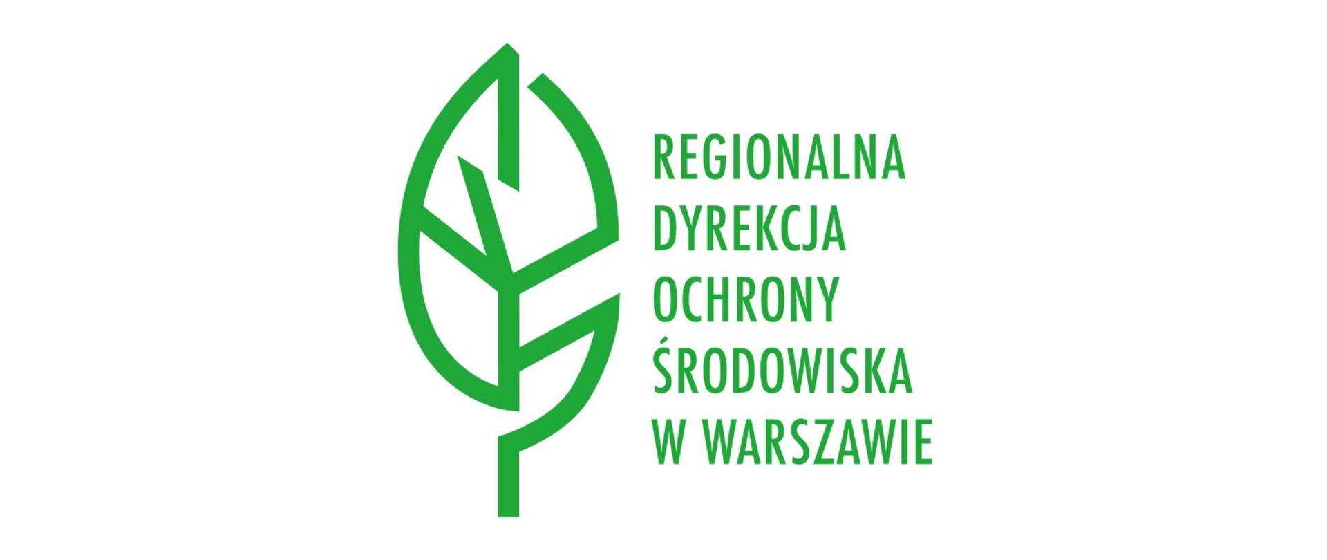 Logo Regionalnej Dyrekcji Ochrony Środowiska w Warszawie