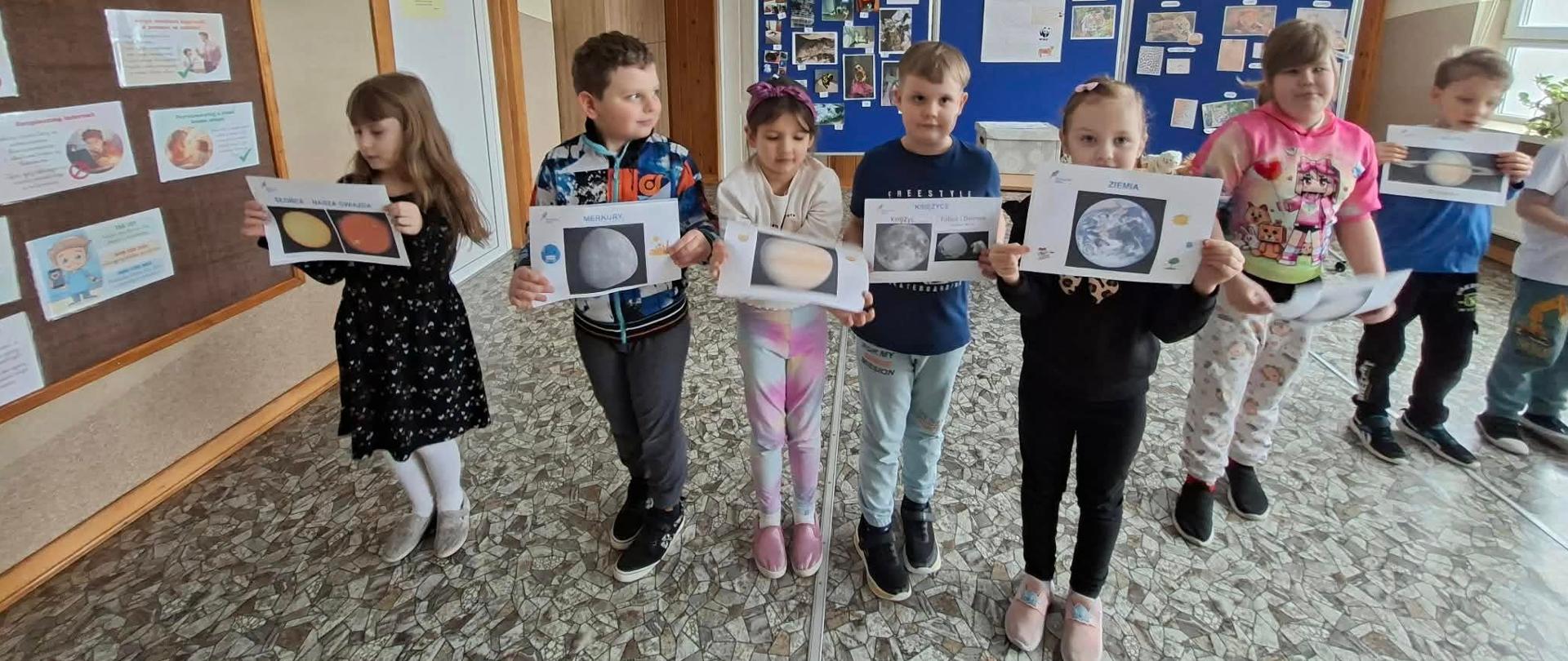 Projekt „Przyroda z klasą” - Kosmos - Szkoła Podstawowa im. Jana Pawła II w Żarnowie