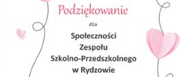 podziękowanie