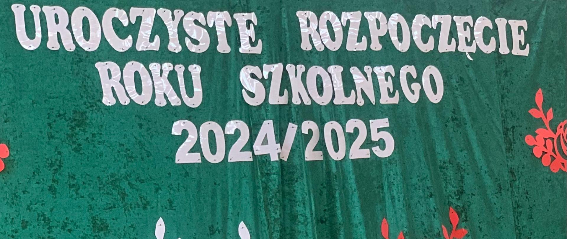 Uroczyste rozpoczęcie nowego toku szkolnego
