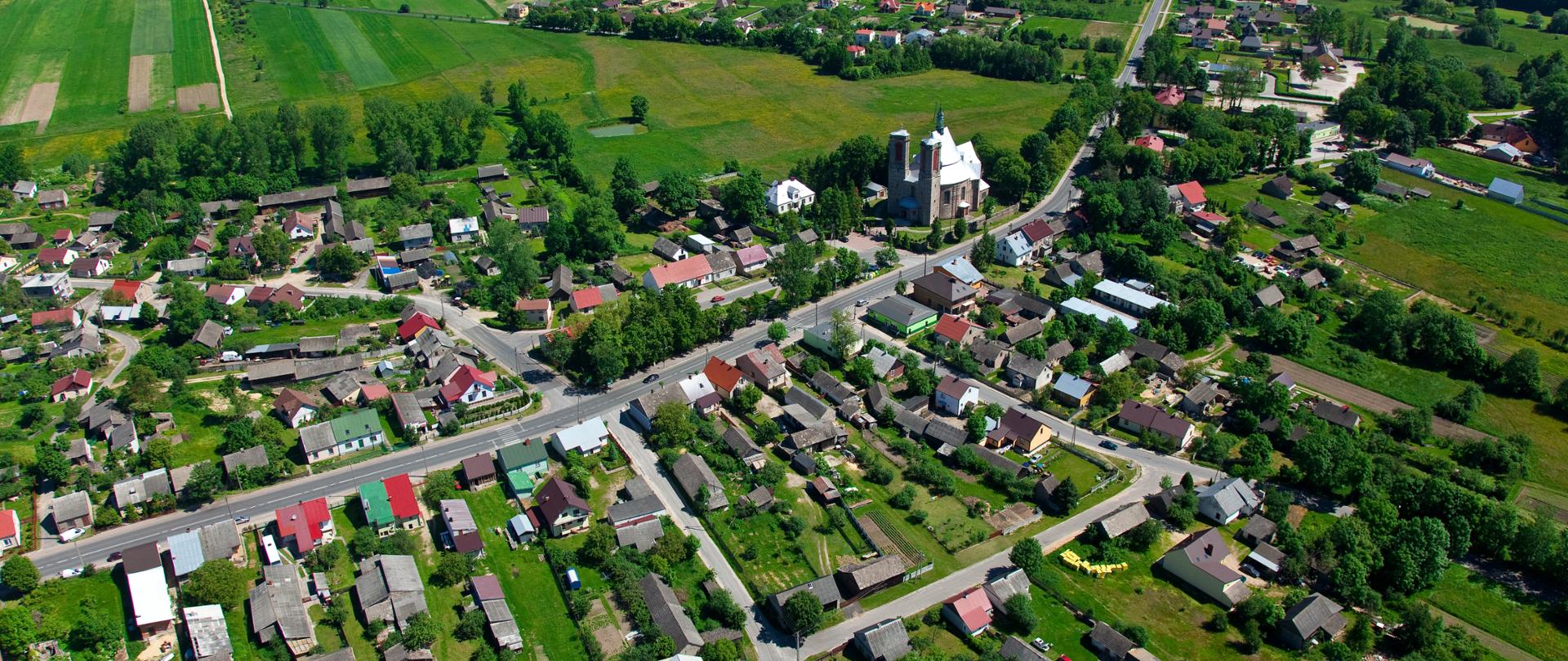 Fałków z lotu ptaka