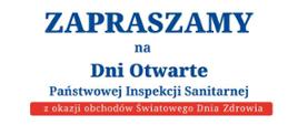 plakat dot. Dni Otwartych w Powiatowej Stacji Sanitarno-Epidemiologicznej w Zambrowie, które odbędą się w dniach 7-11 kwietnia 2025 r. g. 9.00-15.00