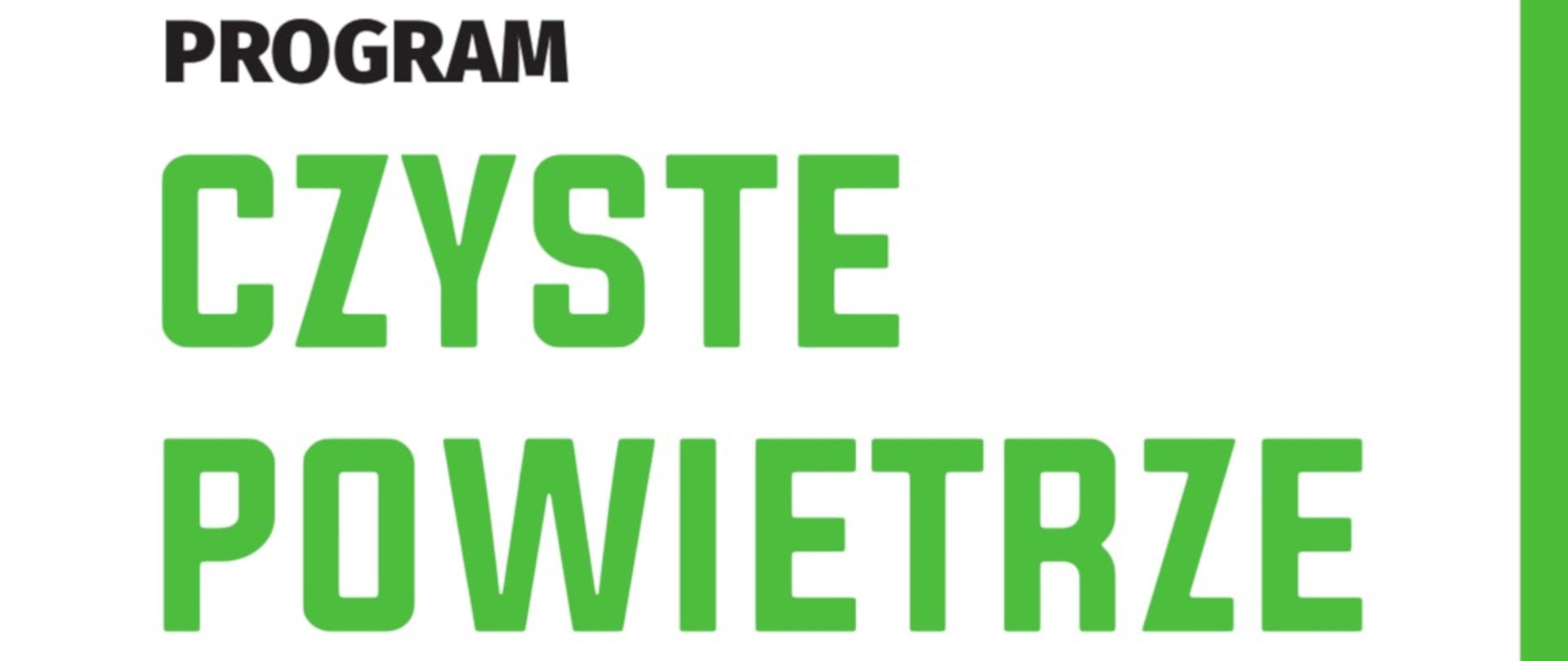 Program "Czyste powietrze"