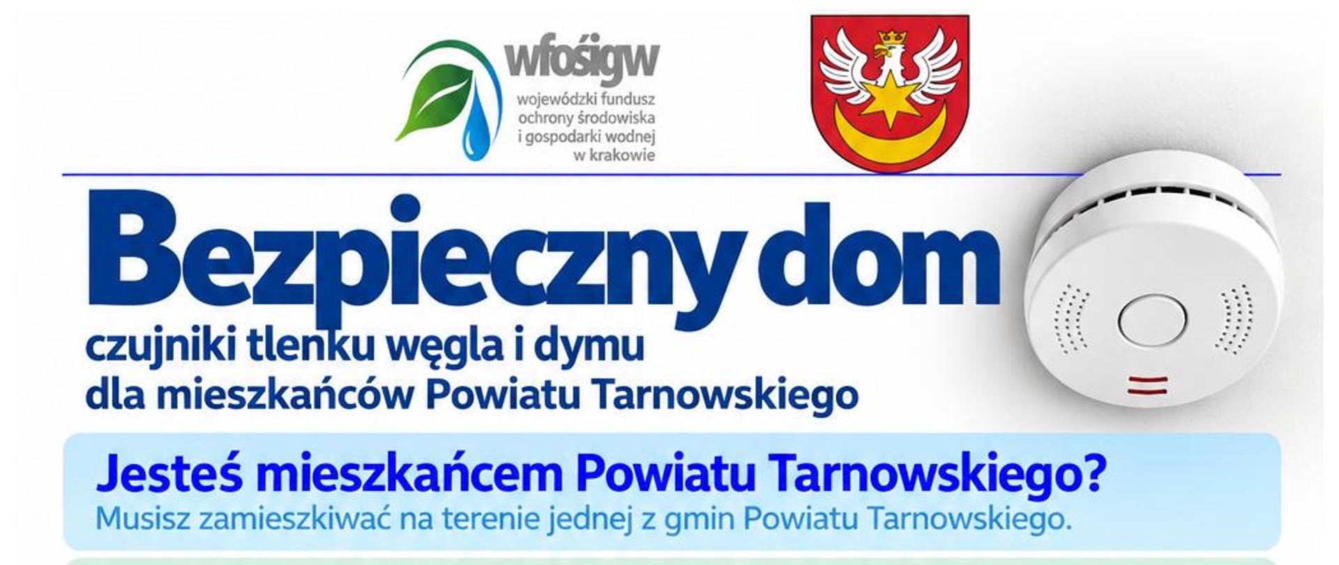 Plakat o projekcie Bezpieczny Dom