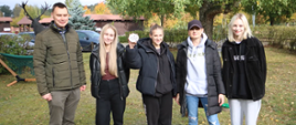  Uczennice i opiekunowie zaangażowani w realizację projektu