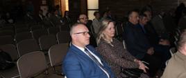 Starosta Hajnowski wraz z członkami Zarządu w trakcie uroczystości w Technikum Leśnym
