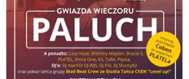 Plakat PALUCH koncert w Chodzieży 