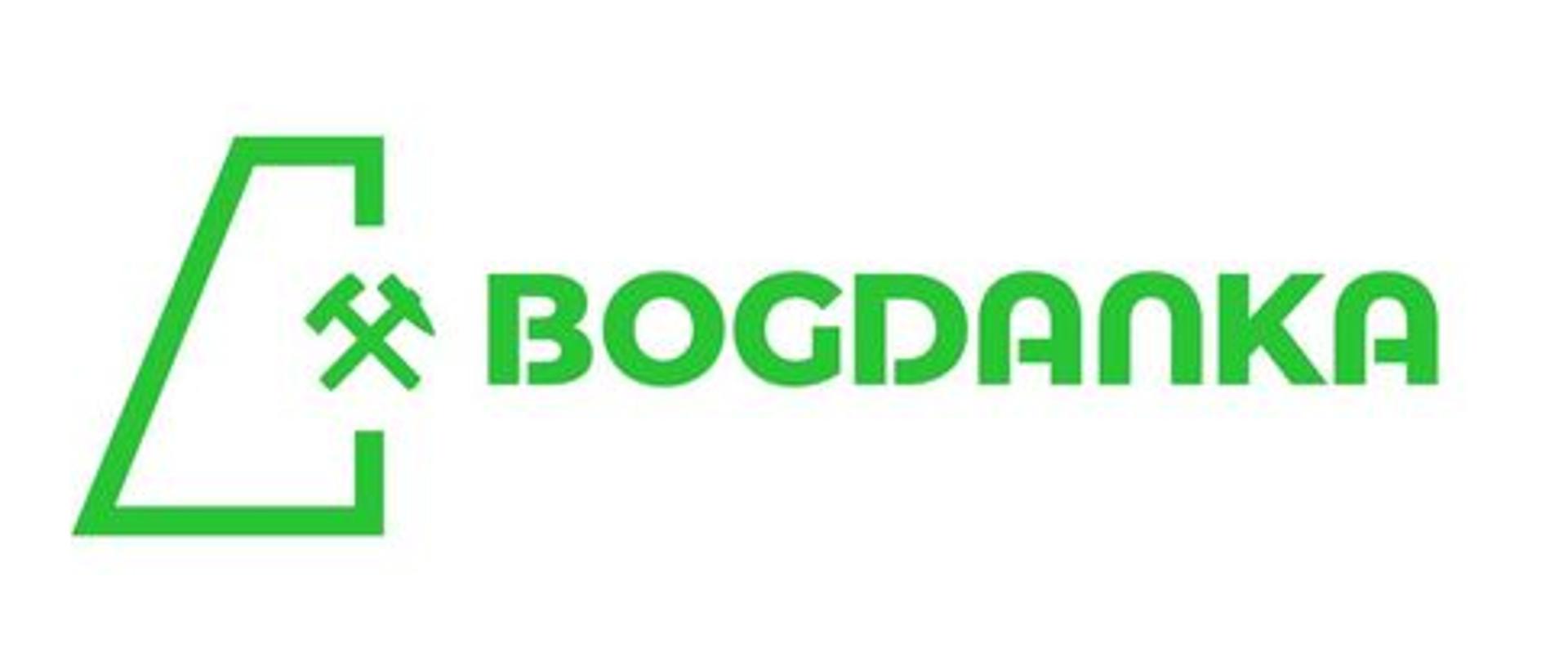 Zdjęcie przedstawia logo Bogdanki.