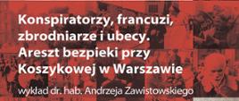 Konspiratorzy, francuzi, zbrodniarze i ubecy. Areszt bezpieki przy Koszykowej w Warszawie - wykład dr. hab. Andrzeja Zawistowskiego w Muzeum Dulag 121