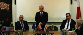Przy głosie Wicemarszałek Województwa Podlaskiego Marek Olbryś