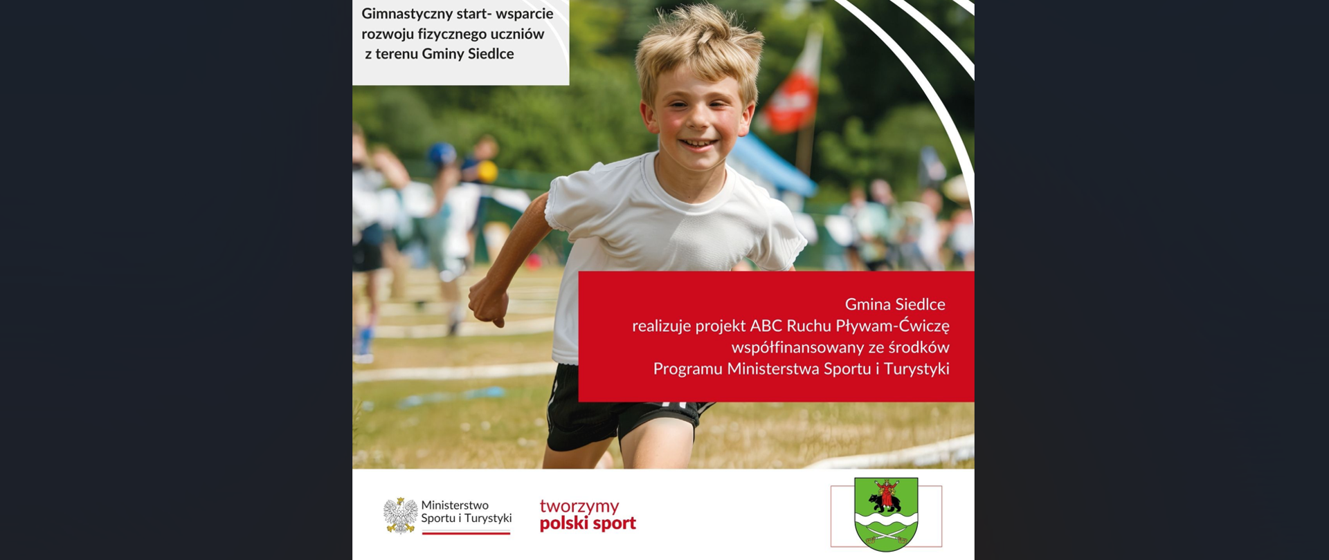 Gimnastyczny start – wsparcie rozwoju fizycznego uczniów z terenu Gminy Siedlce