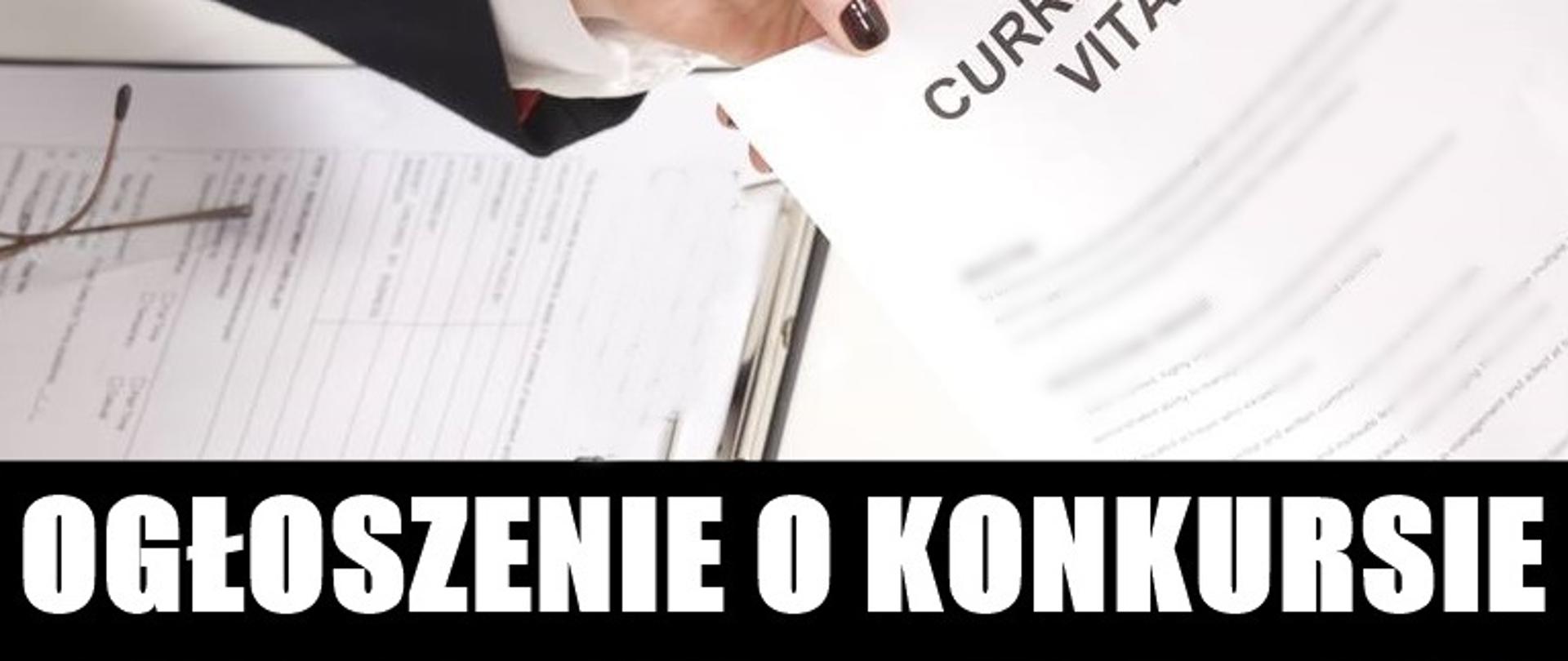 Ogłoszenie o konkursie