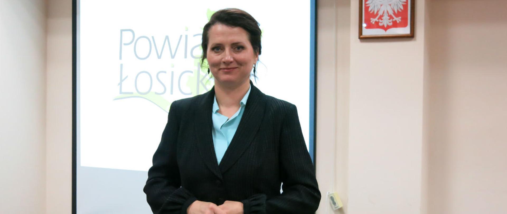 Przewodnicząca Rady Powiatu Łosickiego U. Sadowska