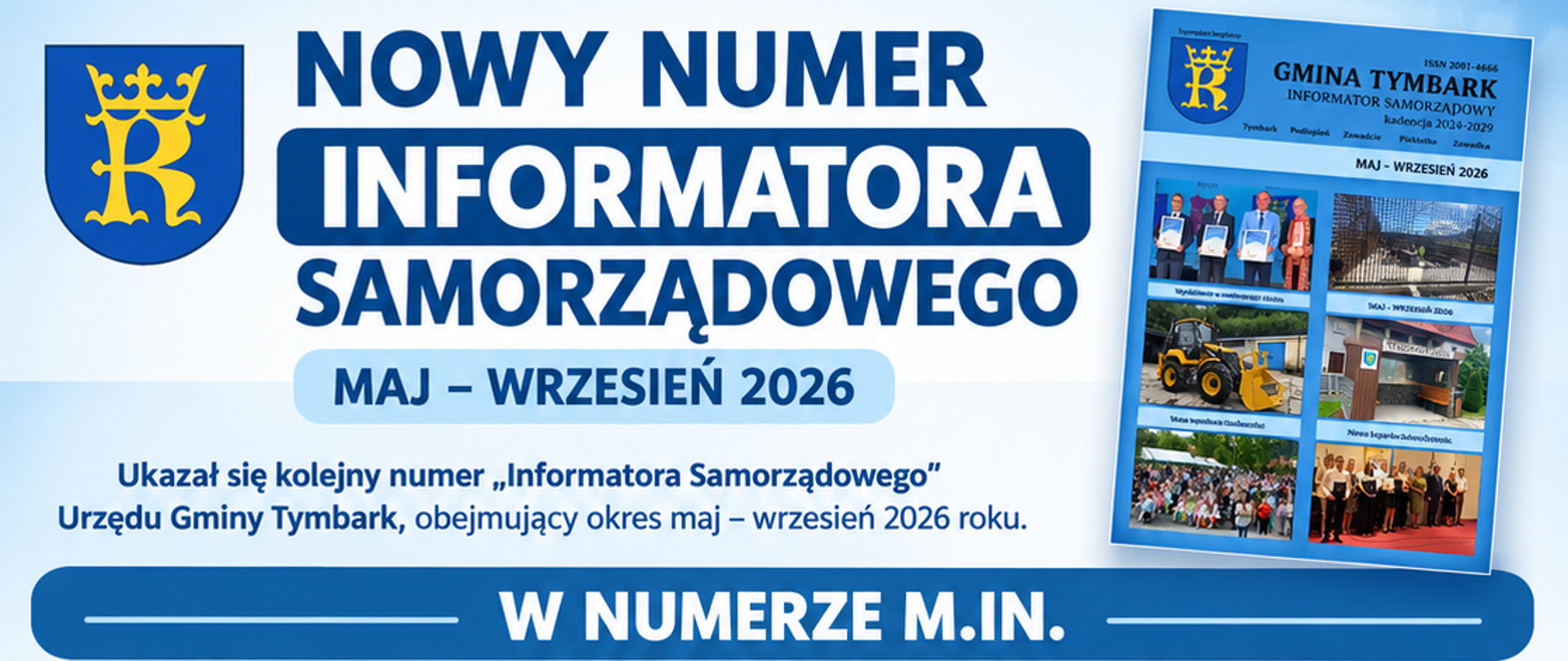 Nowy numer „Informatora Samorządowego” Urzędu Gminy Tymbark