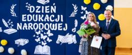 Wręczenie Nagrody Starosty Dąbrowskiego z okazji Dnia Edukacji Narodowej