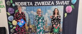 Dyrekcja i nauczycielki podsumowują konkurs