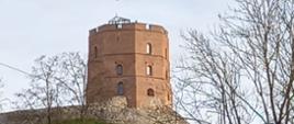Zabytkowa Wieża Giedymina w Wilnie