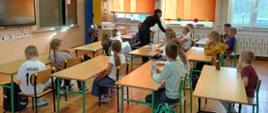 Spotkanie uczniów z higienistką