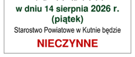 Informacja - dzień wolny