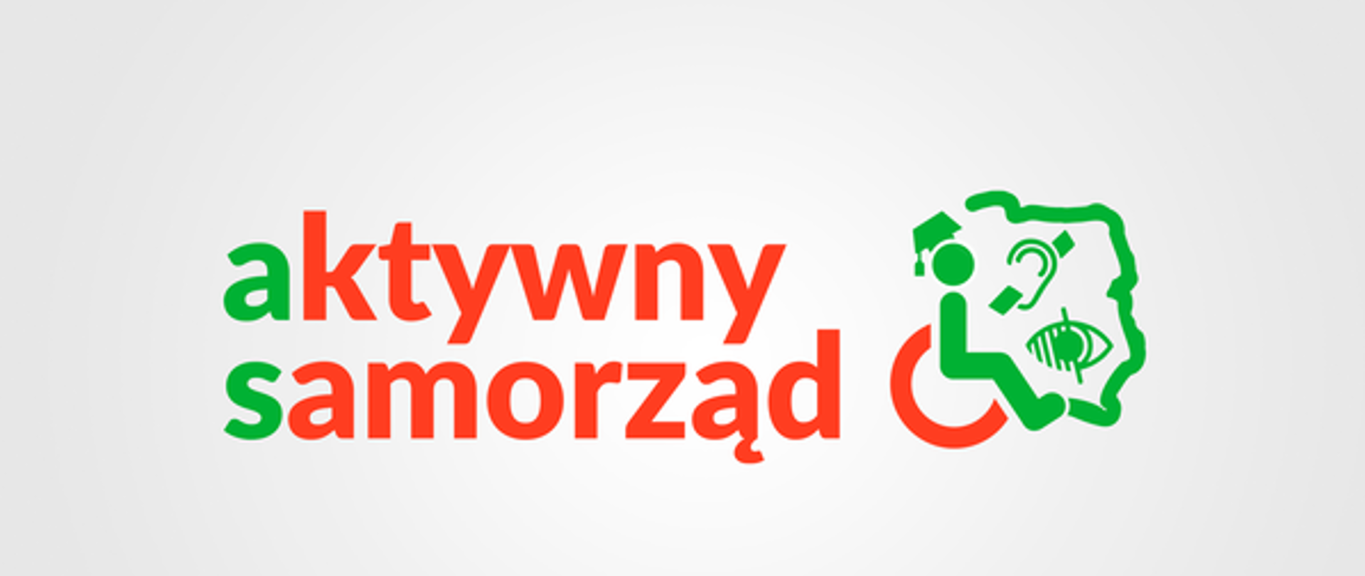 zielono czerwony napis na białym tle 