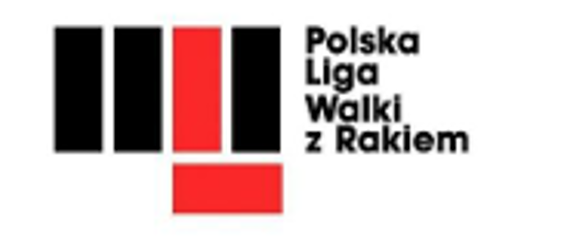 Logo i napis Polska Liga Walki z Rakiem