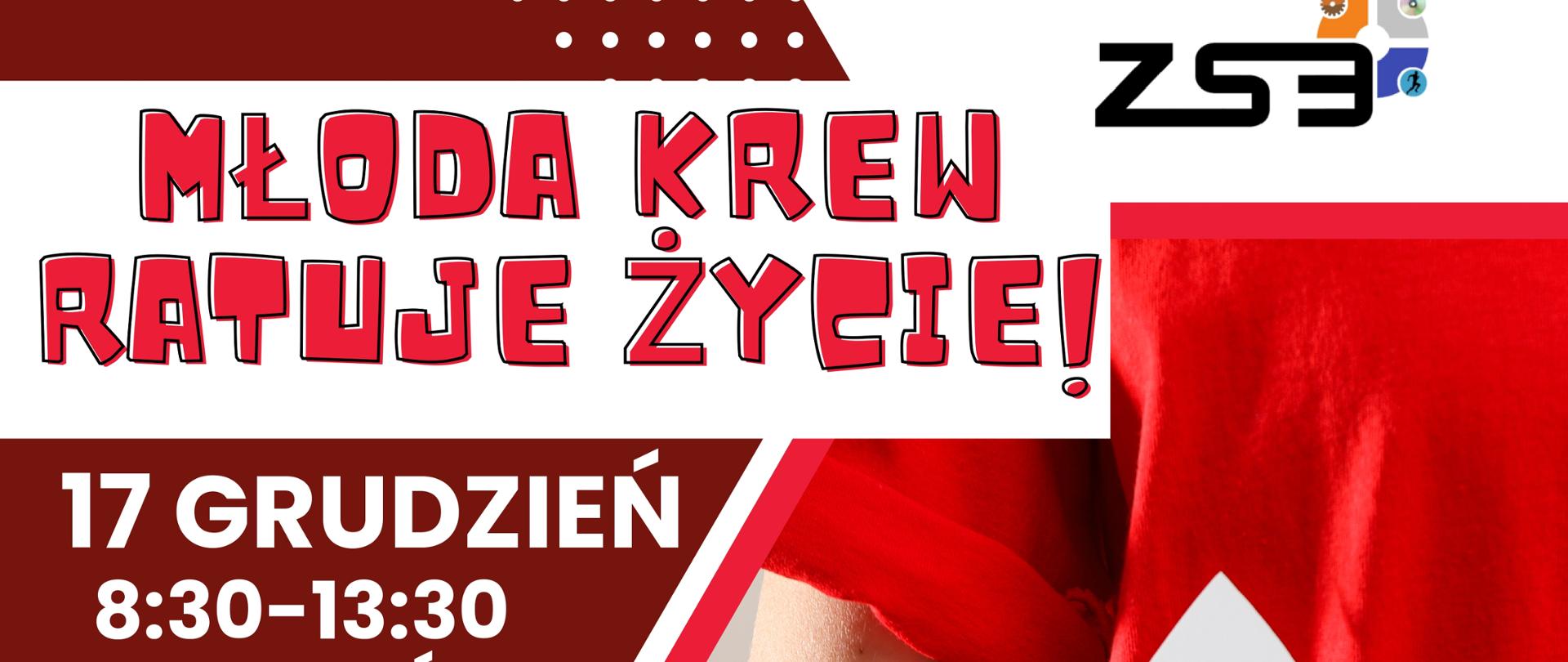 MŁODA KREW RATUJE ŻYCIE!RATUJE ŻYCIE!