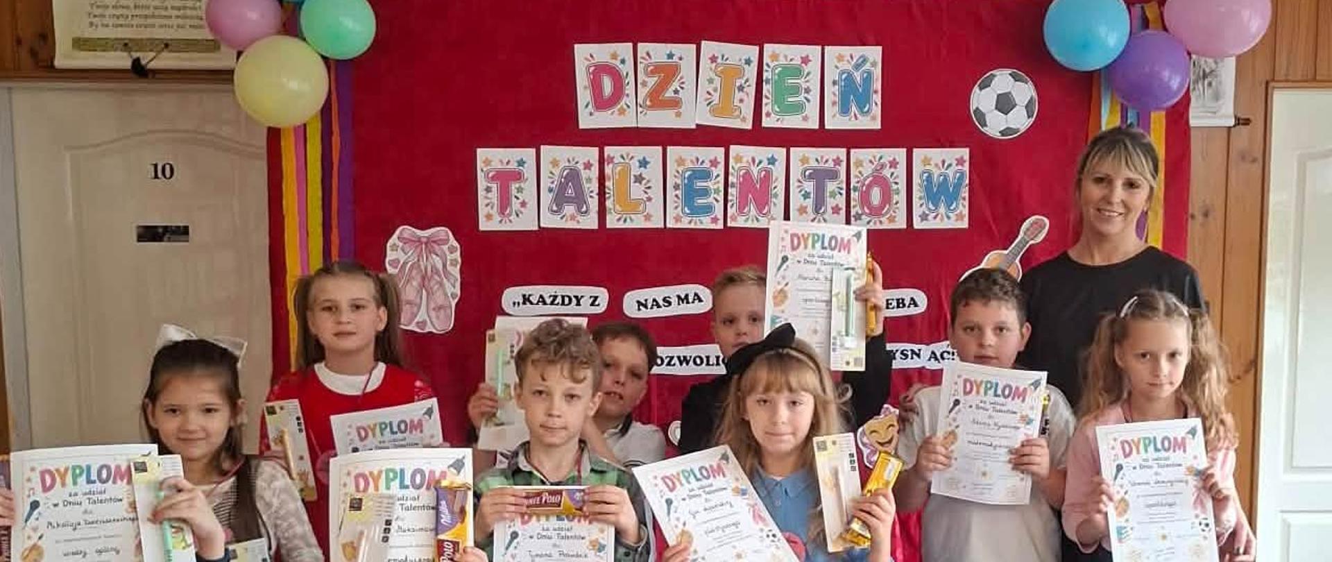 Dzień Talentów w II klasie Szkoły Podstawowej im. Jana Pawła II w Żarnowie