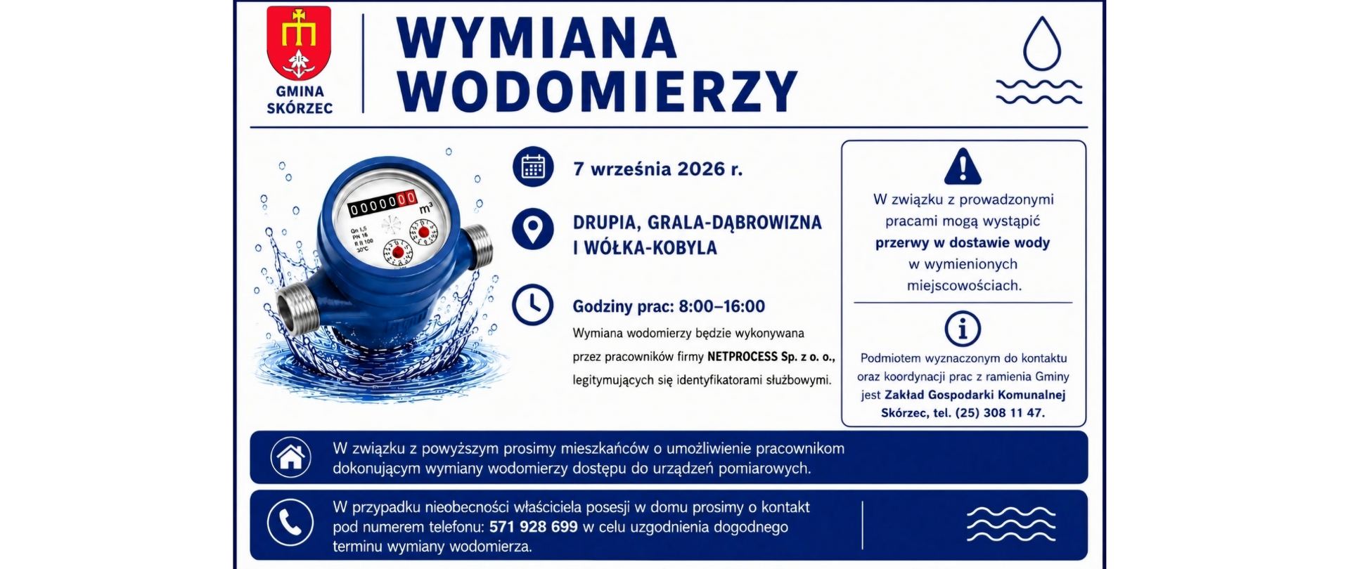 Wymiana wodomierzy