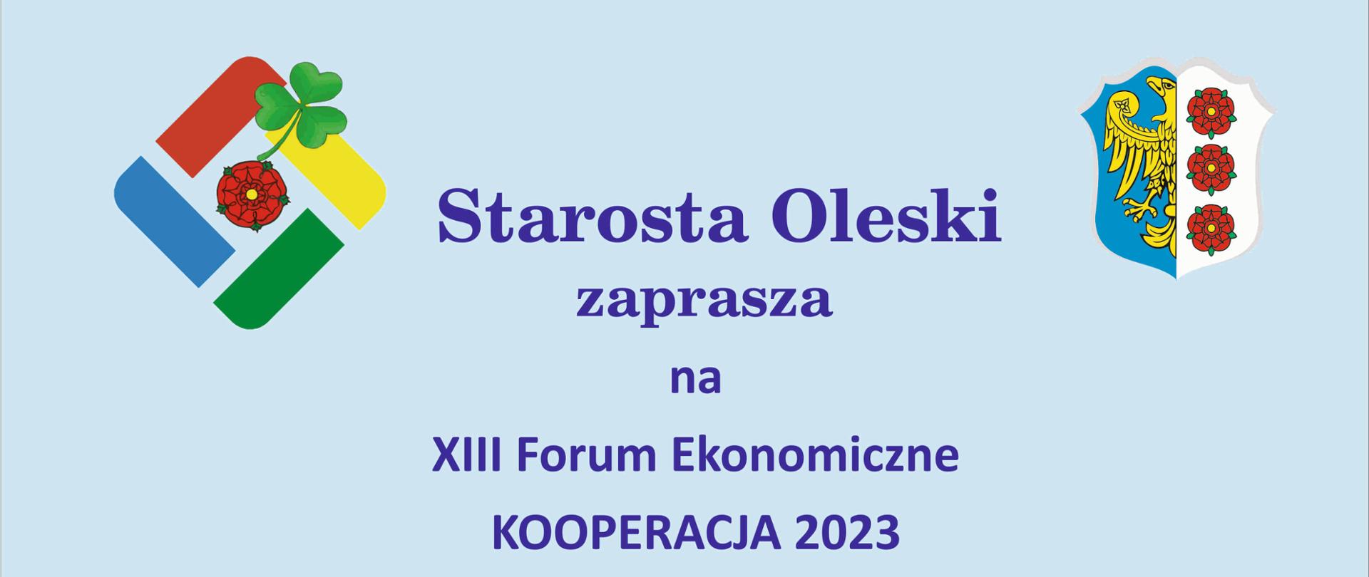 Plakat XIII Forum Ekonomiczne Kooperacja 2023