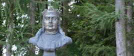 Popiersie Zygmunta I Starego w Kleszczelach, wystawione w 1998 r. w 475. rocznicę nadania Kleszczelom praw miejskich przez króla. 