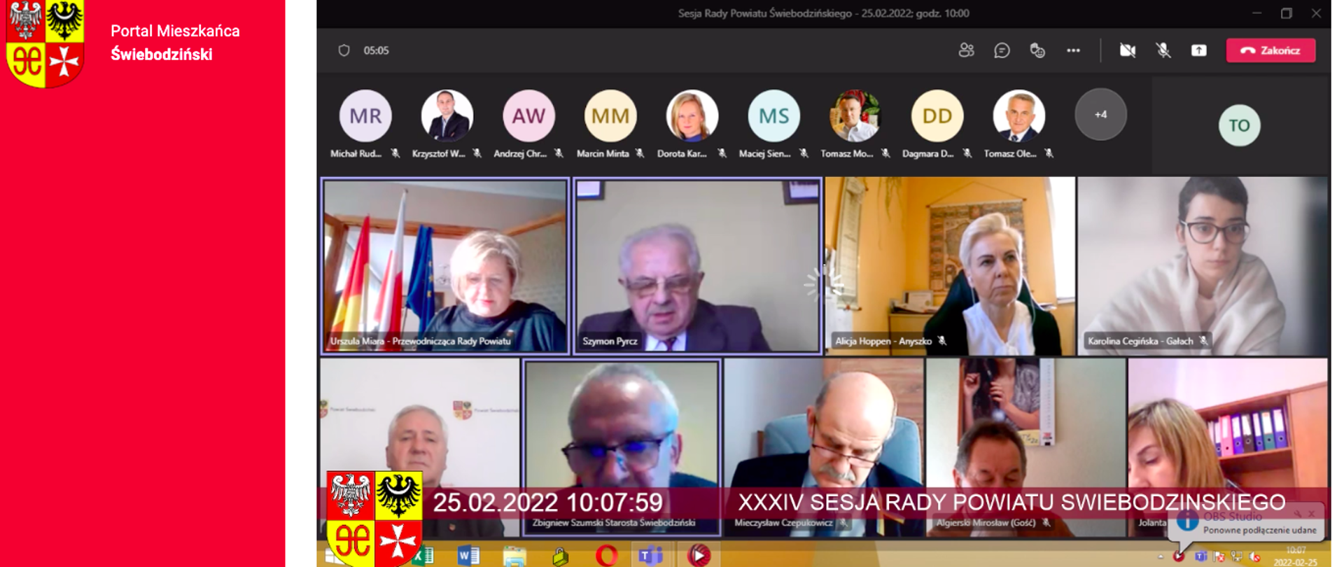 Zakończyła się XXXIV Sesja Rady Powiatu Świebodzińskiego