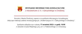 Informacja o spotkaniu z mieszkańcami ul. K.I. Gałczyńskiego 
