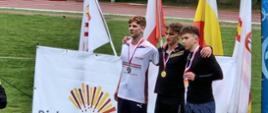 Jakub Melesz na podium