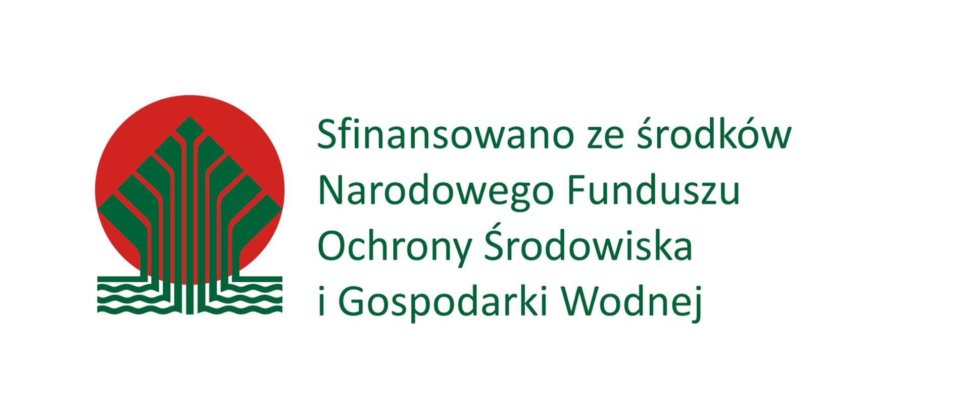 logotyp Sfinansowano ze środków Narodowego Funduszu Ochrony Środowiska i Gospodarki Wodnej